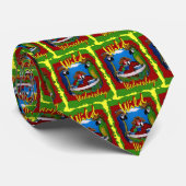 Cravate Ties de perroquet de fête (Roulé)