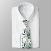 Cravate Ties formelles à col eucalyptus | Simples et class (Attaché)