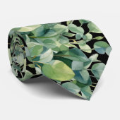 Cravate Ties formelles à col eucalyptus | Simples et class (Roulé)