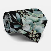 Cravate Ties formelles à col eucalyptus | Simples et class (Roulé)