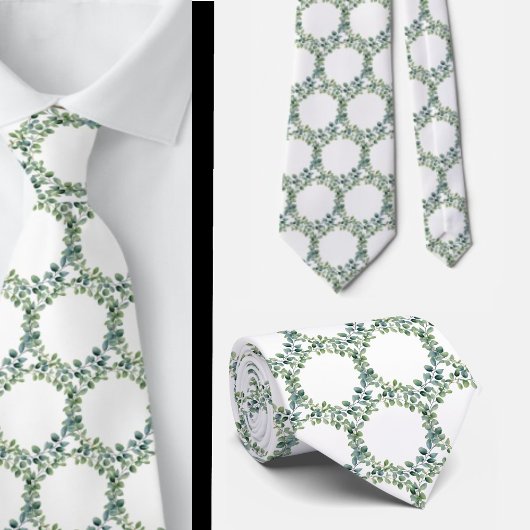 Cravate Ties formelles à col eucalyptus | Simples et class
