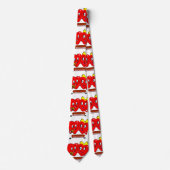 Cravate Ties pour hommes conçus avec des coeurs rouges (Devant)