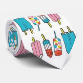Cravate Ties pour hommes créateurs Popsicles (Roulé)