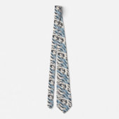 Cravate Ties pour hommes uniques Impression de tigre (Dos)