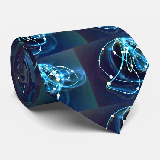 Cravate TIGE nucléaire atomique de CricketDiane d'atome (Roulé)