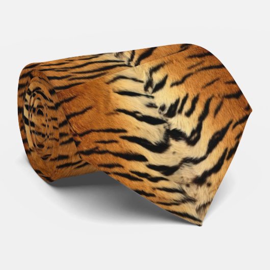 Cravate Tiger caché (Roulé)