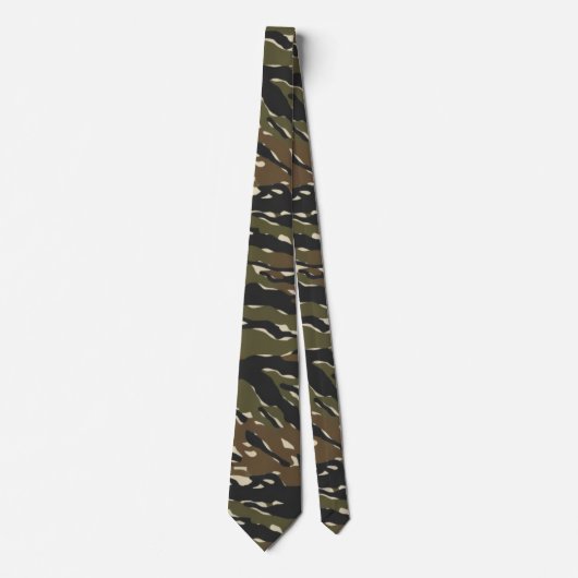 Cravate Tiger Stripe Camouflage Pattern (Devant)