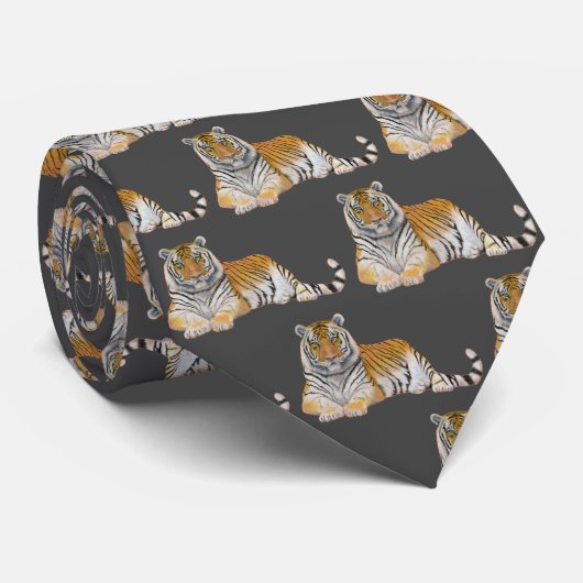 Cravate Tigre (Roulé)