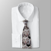 Cravate Tigre blanc (Attaché)