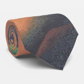 Cravate Tigre En Style Art Géométrique Franz Marc (Roulé)