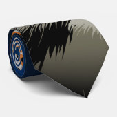 Cravate Tigre la nuit (Roulé)