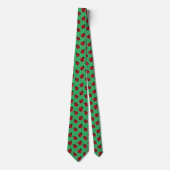 Cravate Tiled Ladybugs Design Necktie (Devant)
