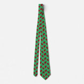 Cravate Tiled Ladybugs Design Necktie (Dos)