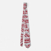 Cravate Timbre de remboursement rouge de l'impôt sur le re (Dos)