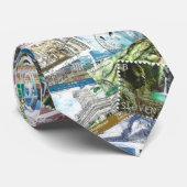 Cravate Timbres d'embarquement - Paysages internationaux (Roulé)