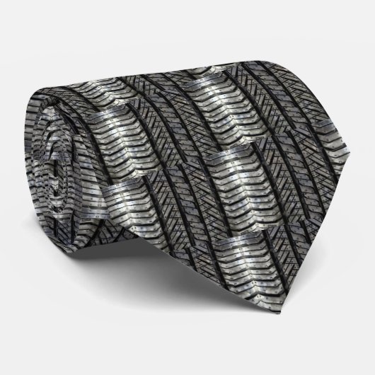 Cravate Tire en caoutchouc Texture automobile (Roulé)