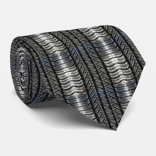 Cravate Tire en caoutchouc Texture automobile (Roulé)