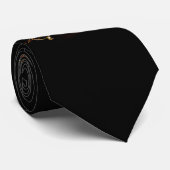 Cravate tireur noir (Roulé)