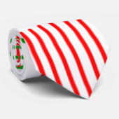 Cravate tissage de Noël (Roulé)