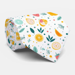 Cravate Tissu à motif citron pour homme