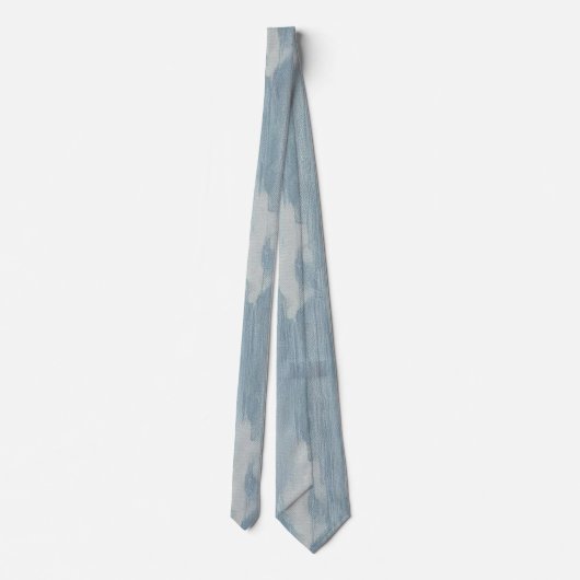 Cravate Tissu Blue Jean tendance (Dos)
