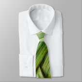 Cravate Tissu de bambou vert frais (Attaché)