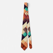 Cravate Tissu en bois Abstrait (Devant)