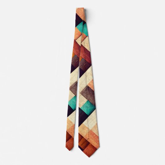 Cravate Tissu en bois Abstrait (Dos)