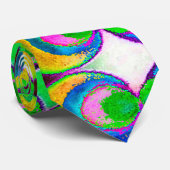 Cravate Tissu Pop Art (Roulé)