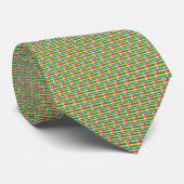 Cravate Togo Flag Brick Pattern (Roulé)