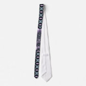 Cravate Toile violette (Dos)
