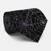 Cravate Toiles d'araignée de Cravate-Halloween des hommes (Roulé)