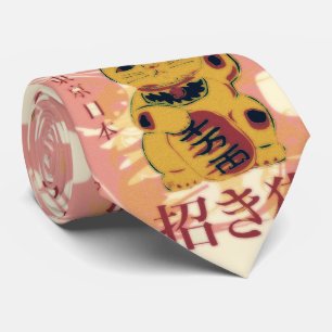 Cravate Tokyo Maneki Neko