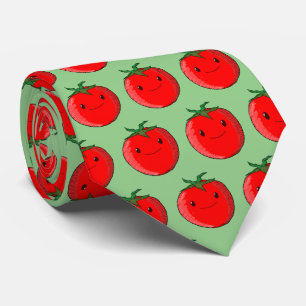 Cravate Tomate de carton mignon