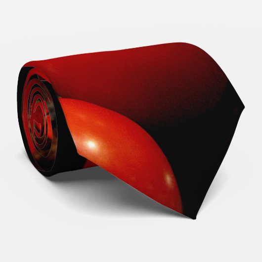 Cravate Tomate rouge (Roulé)