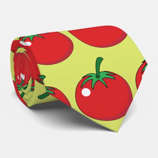 Cravate Tomato rouge (Roulé)