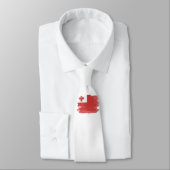 Cravate Tonga flag brush stroke, national flag (Attaché)