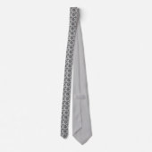 Cravate Tons gris pour hommes (Dos)