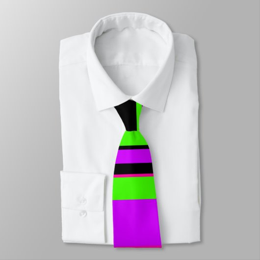 Cravate Tons roses chaudes et violettes Design moderne (Attaché)