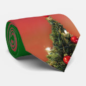 Cravate Topp Arbre de Noël - Rouge (Roulé)