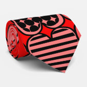 Cravate Topsy Turvy Hearts (Roulé)