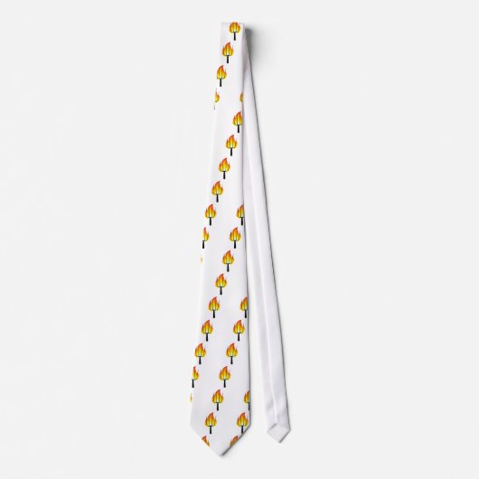 Cravate Torche et fourche (Devant)