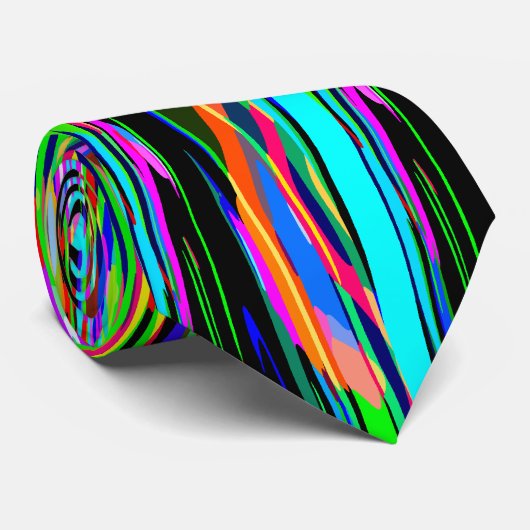 Cravate Tornade couleur (Roulé)