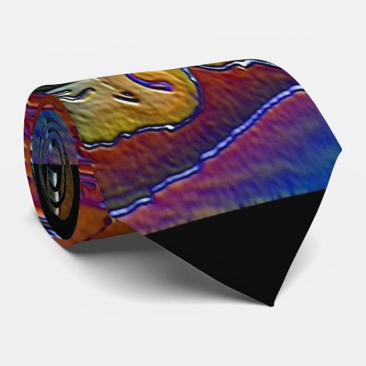 Cravate Tornade psychédélique 2 (Roulé)