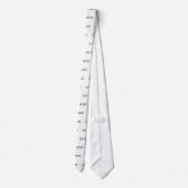 Cravate Toronto Beach Icons Monotone Black (Dos)