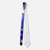 Cravate Torsion bleue superbe (Dos)