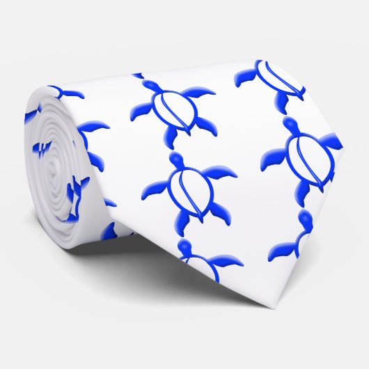 CRAVATE TORTUE DE MER HAWAÏENNE (Roulé)