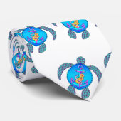 Cravate Tortue de plage côtière ancrée (Roulé)