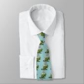 Cravate Tortue et lièvre (Attaché)