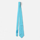 Cravate Tortue tourbée fractale - cobalt et bleu turquoise (Dos)